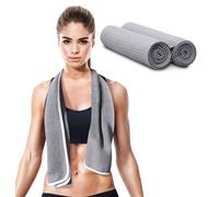Desired Body Toallas de Gimnasio para Sudor (Paquete de 2) - Toallas de Entrenamiento absorbentes con Textura de gofre para Gimnasio, Deportes y Ejercicio, Secado rápido, sin Olor y Ligeras, para