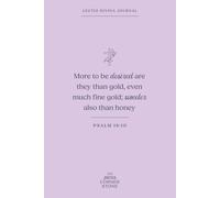 Desired Than Gold and Honey Lectio Divina Journal Featuring Psalm 19:10 Bible Verse: Guided Catholic Notebook for Prayerful Bible Reflection (120 pages, 6x9 inches, Light Purple Matte Cover)