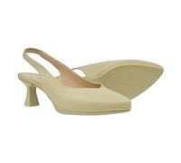 DESIREE - Zapato Destalonado con tacón de 4,5 cm, en Piel MAIA1 para: Mujer Color: Crema Talla: 41