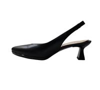 DESIREE - Zapato Destalonado con tacón de 4,5 cm, en Piel MAIA1 para: Mujer Color: Negro Talla: 36