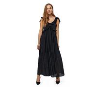 Desires Vestido Largo Con Volantes Y Tirantes Dicte para Mujer, Negro (9000 Black), XS
