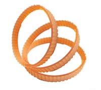 Desiumite 3 correas de transmisión eléctricas de 9,6 mm de ancho para modelos compatibles con F-20A P20ST H55SC P20SBK P20SB, estilo de doble engranaje para reducir el calor del embrague, corte de 218