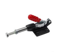 Desiumite Abrazadera de palanca tipo empuje para sujeción fija de liberación rápida, capacidad de sujeción de 227 kg-680 kg, construcción de aleación de acero, modelos GH-304C/GH-305E (GH-304C)