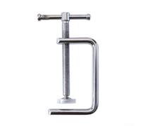 Desiumite Abrazadera en G para carpintería, clip F de acero con almohadillas de goma antideslizantes, rango máximo de sujeción de 147 mm, dispositivo de sujeción de tablero resistente para carpintería