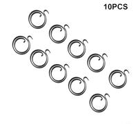 Desiumite Anillo interior de repuesto para manija de puerta, 1,2 mm de grosor, negro mate, 27 mm de diámetro, 2 vueltas, adecuado para reparación de cerraduras de puerta