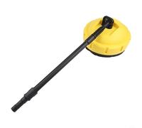 Desiumite Boquilla de limpieza rotativa Accesorio de lavadora a presión Patrones de pulverización ajustables Mango ergonómico Material ABS Amarillo Negro 25X25x45cm Fregado