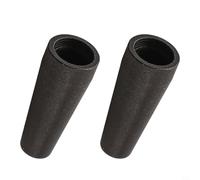 Desiumite Boquilla sin gas para soldadura MIG, protector de punta de soldadura de núcleo de fundente resistente al calor, 1.65 x 0.55 pulgadas, negro, material ABS, compatible con