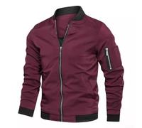 Desiumite Chaqueta Hombre para slim Fit Cuello Alto Bolsillos Cremallera | Men For para slim Fit Stand Collar Jacket Pockets Zipper Work Daily Outwear Cardigan