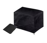 Desiumite Cubierta antipolvo para impresora doméstica y de oficina 210D Oxford Cloth Anti Dust Protector impermeable Se adapta a la mayoría de impresoras y copiadoras 45X45x30cm Máquina (negro)