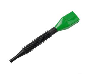 Desiumite Embudo flexible a presión para drenaje de aceite automotriz, embudo ABS plegable multiusos con cuello ancho, sello a prueba de fugas y resistencia (-34.4 °C a 218.3 °C), (verde)