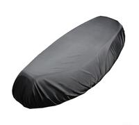Desiumite Funda de asiento de lluvia para motocicleta, protector de sillín Oxford 210D, impermeable, para scooter, bicicleta, bolsa de almacenamiento al aire libre, fácil de plegar y almacenar (M)