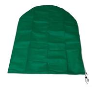 Desiumite Funda de protección transpirable verde contra heladas de 60 g/m², tela no tejida, bolsa de aislamiento para clima frío, con cordón para plantas de jardín al aire libre, palmeras, rosas (140