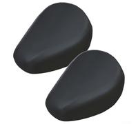 Desiumite Juego de fundas de sillín de poliuretano, impermeables, elásticas, protección contra la lluvia y el polvo para bicicletas eléctricas y bicicletas estándar, 25 x 20 cm, ligeras 180 g/juego