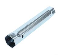 Desiumite Juego de llaves de tubo de doble cabeza para grifo de fregadero e instalación de drenaje, herramienta de reparación de llave ajustable de 23-27 mm y 34-40 mm con diseño hueco, trinquete de