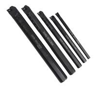 Desiumite Juego de soporte de herramientas de torneado SCLCR09 de alta precisión para insertos CCMT, barra de perforación metálica de carbono de 7/10/12/16/20 mm con eficiencia pesada