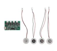 Desiumite Kit de humidificador DIY 5V Mist Maker Module con controlador de placa de circuito y placa atomizadora microporosa para una amplia cobertura de humedad (C)