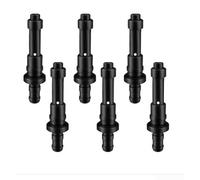 Desiumite Kit de máquina de café de acero con conexión segura de fugas de 13 x 8 x 1 cm, juego de 6 unidades, instalación de amplia compatibilidad, extracción de leche optimizada