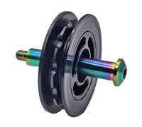 Desiumite Kit de polea tensora de cadena y pernos TC4 para bicicletas plegables, rueda guía de nailon 11T, 8 mm o 10 mm de diámetro, rosca M5 x 0,8 (diámetro interior de 8 mm)