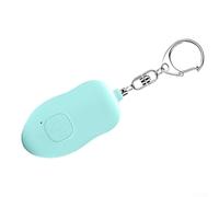 Desiumite Llavero de alarma de auto rescate para mujer, seguridad personal de 140 dB, alarma de gritos para senderismo, camping, caminar solo, compatible con llavero, mochila (color V (azul)