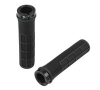 Desiumite Manillar de aleación de aluminio para bicicletas de carretera y montaña, diámetro de abrazadera de 22 mm, diseño antideslizante de doble bloqueo, ligero, plegable (negro)