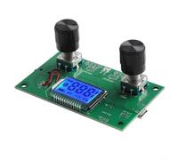 Desiumite Módulo de radio FM inalámbrico Pantalla LCD para DSP PLL Tecnología 87-108MHz 2X3W Chip estéreo Frecuencia de volumen ajustable Modo campus