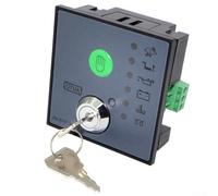 Desiumite Panel de control del generador 701K-AS con arranque automático, protección del motor, contador de horas LCD, funciones de monitoreo de baja presión de aceite y exceso de velocidad para