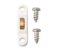 Desiumite Pantalla de polea deslizante con rueda de cobre y material de acero inoxidable adecuada para muebles, herrajes y aplicaciones de puertas correderas (ranura única de 7 mm)