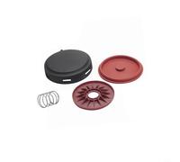 Desiumite Par de reflectores de parachoques trasero para Stelvio 2018-2023, pieza de repuesto ABS roja compatible con OEM 50553181 50553182