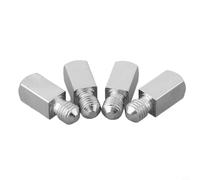 Desiumite Perno cuadrado de metal de repuesto para Oster para modelos de licuadora 6628 6632 6640 4100-8 Series, pieza mezcladora de acero inoxidable, paquete de 2 (4 piezas)