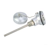 Desiumite PT100 Sensor de Temperatura Sonda M20x1.5 Rosca Acero Inoxidable Termopar Terminal Cabeza Temperatura Rango de Temperatura -200 ° C a 420 ° C (100 mm)