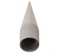 Desiumite Pulidora de perforación redonda de cuero con revestimiento de esmeril para punzones SPC y HY, herramienta de afilado de acero inoxidable, amoladora cónica de 75 mm para interior y