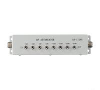 Desiumite RA-1728A Atenuador de paso variable RF, 0-82dB, 50 ohmios, atenuador de señal RF de 8 pasos, DC-250MHz, conector hembra M/PL259