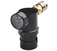 Desiumite Regulador HPA para MR para GEN2, regulador de presión de aire de presión ajustable 40-150 PSI con acoplador Foster y manguera remota, compatible con tanque SLP (solo regulador)