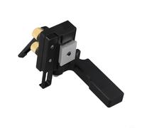 Desiumite RouteStop de aluminio para ranuras en T de 19 mm, tapón de ranura en T ajustable para mesa de enrutador, tope de valla de carpintería y guía de sierra ingletadora, bloque limitador