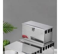 Desiumite Soporte magnético de acero inoxidable para cuchillos y cortadores, 27,5 x 13 x 15 cm, color plateado, solución de almacenamiento segura y organizada para uso doméstico (3)