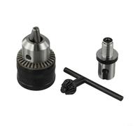 Desiumite Vástago de 3/4 pulgadas a eje cónico B16 rosca 1/2-20UNF juego de adaptador de portabrocas magnético con llave, 3 piezas para Weldon y vástago general, opciones de rango de sujeción 1,5-10 m