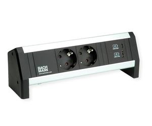Desk 9020811 - Cargador USB A&C (2 enchufes, 22 W, GST18, BACHMANN