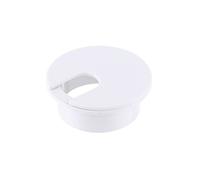 Desk Cable Hole Covers,5pc 50/60MM Cord Grommet Wire Cover Line Outlet Port Threading Box Passing Office Table Organizer(C White 35mm)