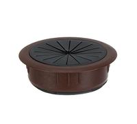 Desk Cable Hole Covers,5pc 50/60MM Cord Grommet Wire Cover Line Outlet Port Threading Box Passing Office Table Organizer(B Brown 60mm)