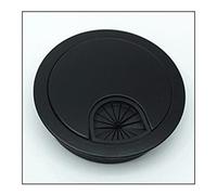 Desk Cable Hole Covers,5PCS/Lot Computer Grommet Table Outlet Furniture Hardware Zinc Alloy Wire Cover 994(Black,50mm)