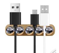 Desk Cable Keeper, Creative Cord Organizer, Cord Organizer for Wall, Nightstand Cable Organizer, 12 x 2,8 x 2,5 cm, Creative Cord Keeper for Home Desk Wall Desktop Nightstand