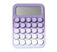 Desk Calculator, Big Button Math, 6.18x4.37x1.06 Inches Aesthetic Desktop Design Mechanical Large Display, Mathematics Calculating Machine for School, Classroom, Offices, Study