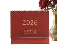 Desk Calendar - 2026 12-Month Paper Desk Calendar - Planner Decorative For Planning Date Daily Check-in Students Teachers Managers Study Room Office School Dorm Cafe