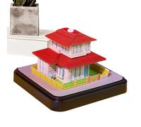 Desk Calendar 2026, 3D Memo Pad Tear-Off Scheduler 3.43x3.43x2.6 inches, Daily Planning Tabletop Display, Decorative Schedule Organizer for Apartment Bedroom Classroom Office Hotel Use