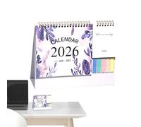 Desk Calendar, 2026 Monthly Planner, 10.08x7.68x0.39in Thick Paper Pad, Tear Off, 12 Month Aesthetic Design for Home Work Apartment Organization, Goal Tracking, Daily Planning