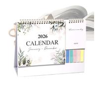 Desk Calendar - 2026 Monthly Planner Aesthetic Thick Paper Pad Schedule Organizer Office Supplies Home Apartment School Planning for Teachers Students Women Daily Work Study Management