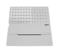 Desk Calendar | 4.13x3.43x1.22in Metal Reusable Adjustable Perpetual Desktop Calendar | Office Supplies Home Decor School Dorm Apartment Family Teacher Student New Year