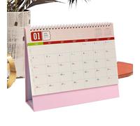 Desk Calendar - Desk Planner 2025-2026, Standing Desktop Calendar, Schedule For Home | Indoor School Office Living Room Classroom Deskk Family Friends Students Teachers Accessories