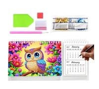Desk Calendar Pen Included Crafting Relaxing Ornament Gem Art Painting