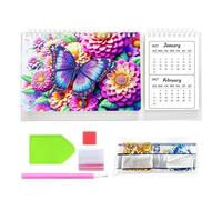 Desk Calendar Pen Included Crafting Relaxing Ornament Gem Art Painting